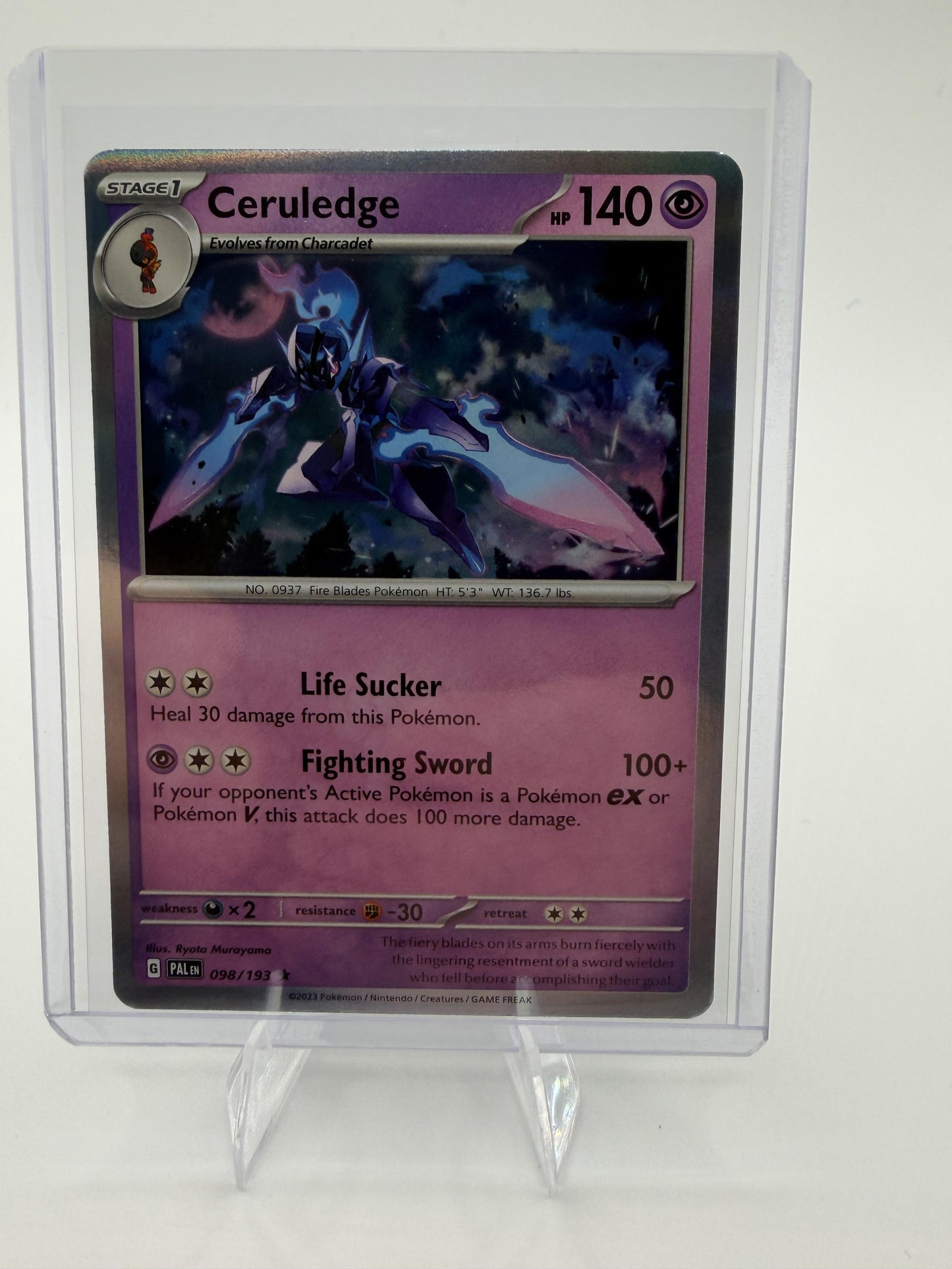 Ceruledge 040/167 Twilight Masquerade Pokemon Card NM 2024 Scarlet Violet