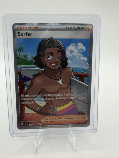 Surfer 234/191 Full Art Ultra Rare Surging Sparks Pokemon Trainer Card NM