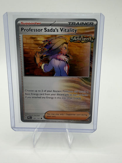 Professor Sada's Vitality 120/131 Prismatic Evolutions Pokemon Trainer Card NM