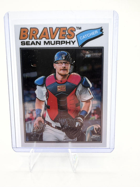 2026 Topps Heritage Sean Murphy Card Chrome Atlanta Braves #273
