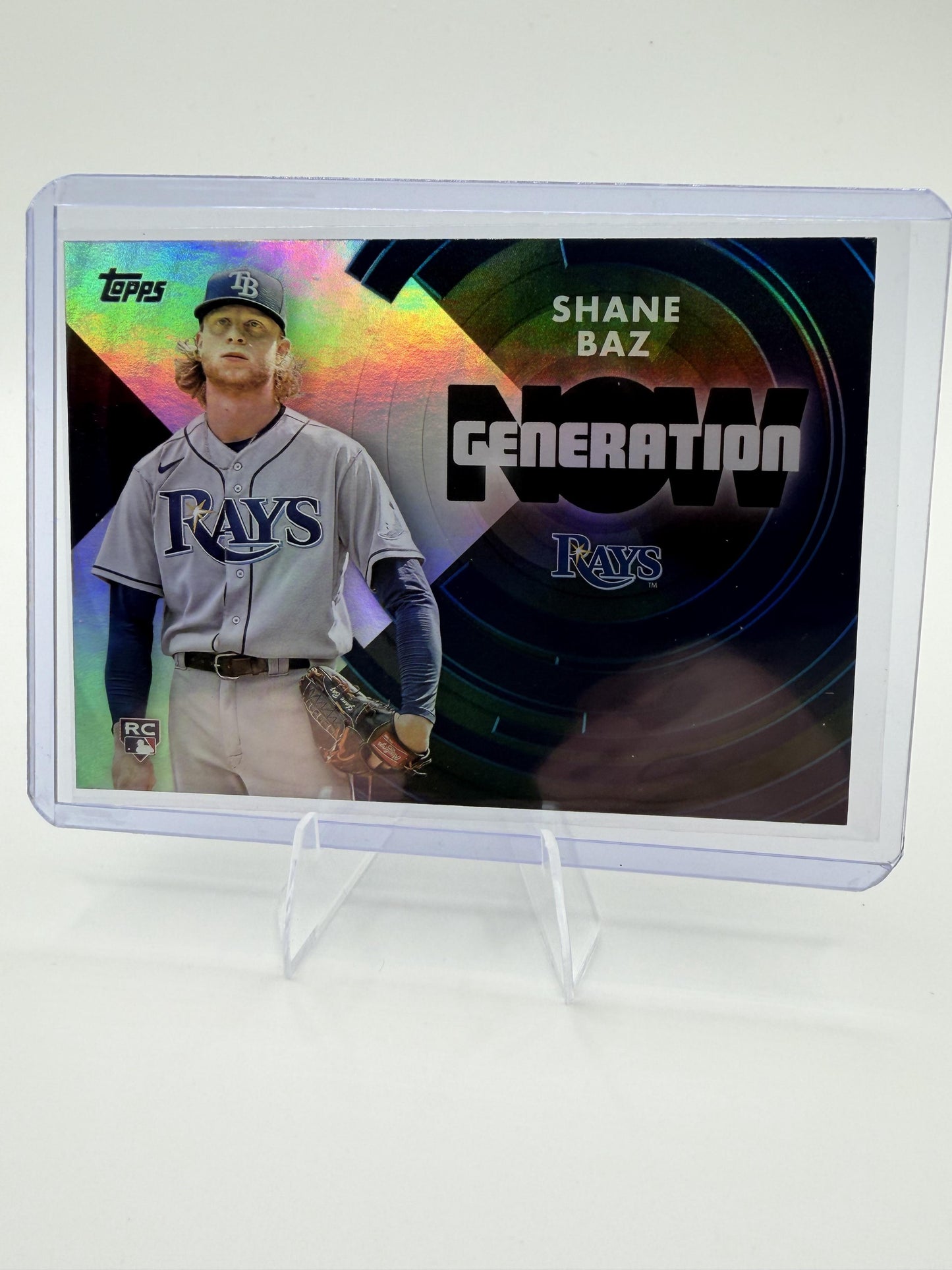 2022 Topps Shane Baz Card Generation Now Tampa Bay Rays #GN-53