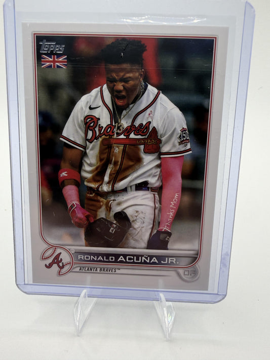 Ronald Acuna Jr. 2022 Topps UK Edition #220 Atlanta Braves - Base Card