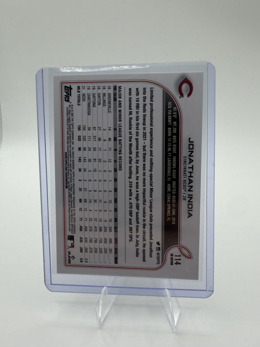 Jonathan India 2022 Topps UK Edition #114 All-Star Rookie Cup Cincinnati Reds