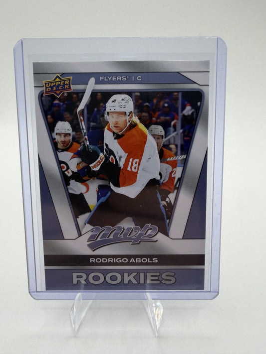 2025-26 Upper Deck MVP Rodrigo Abols Card RC Philadelphia Flyers #230