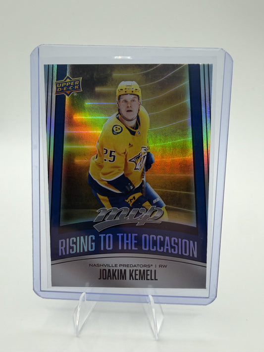 2025-26 Upper Deck MVP Joakim Kemell Card Rising to the Occasion Nashville