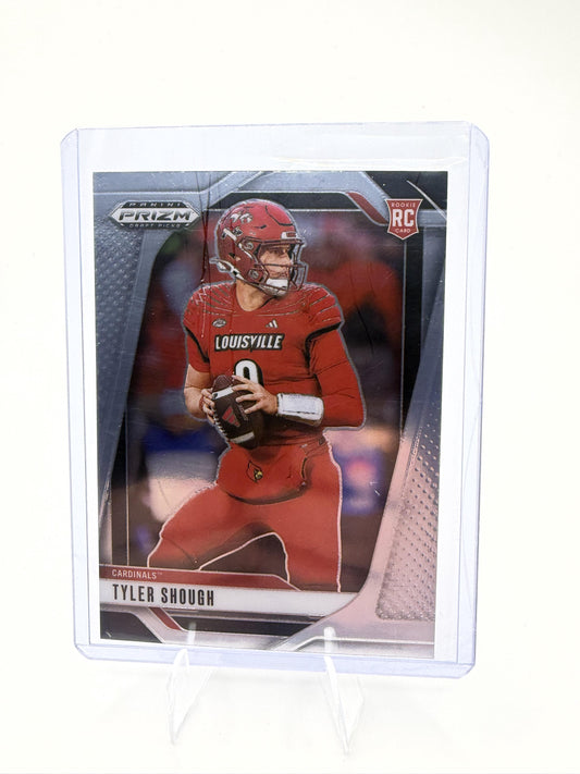 2025 Panini Prizm Draft Picks Tyler Shough Card Louisville Cardinals #49