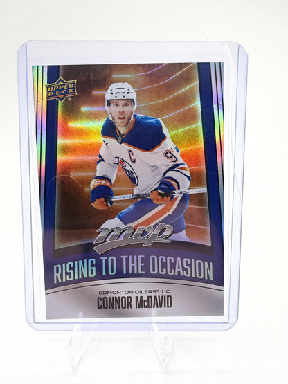 2025-26 Upper Deck MVP Connor McDavid Card Rising to the Occasion  Oilers