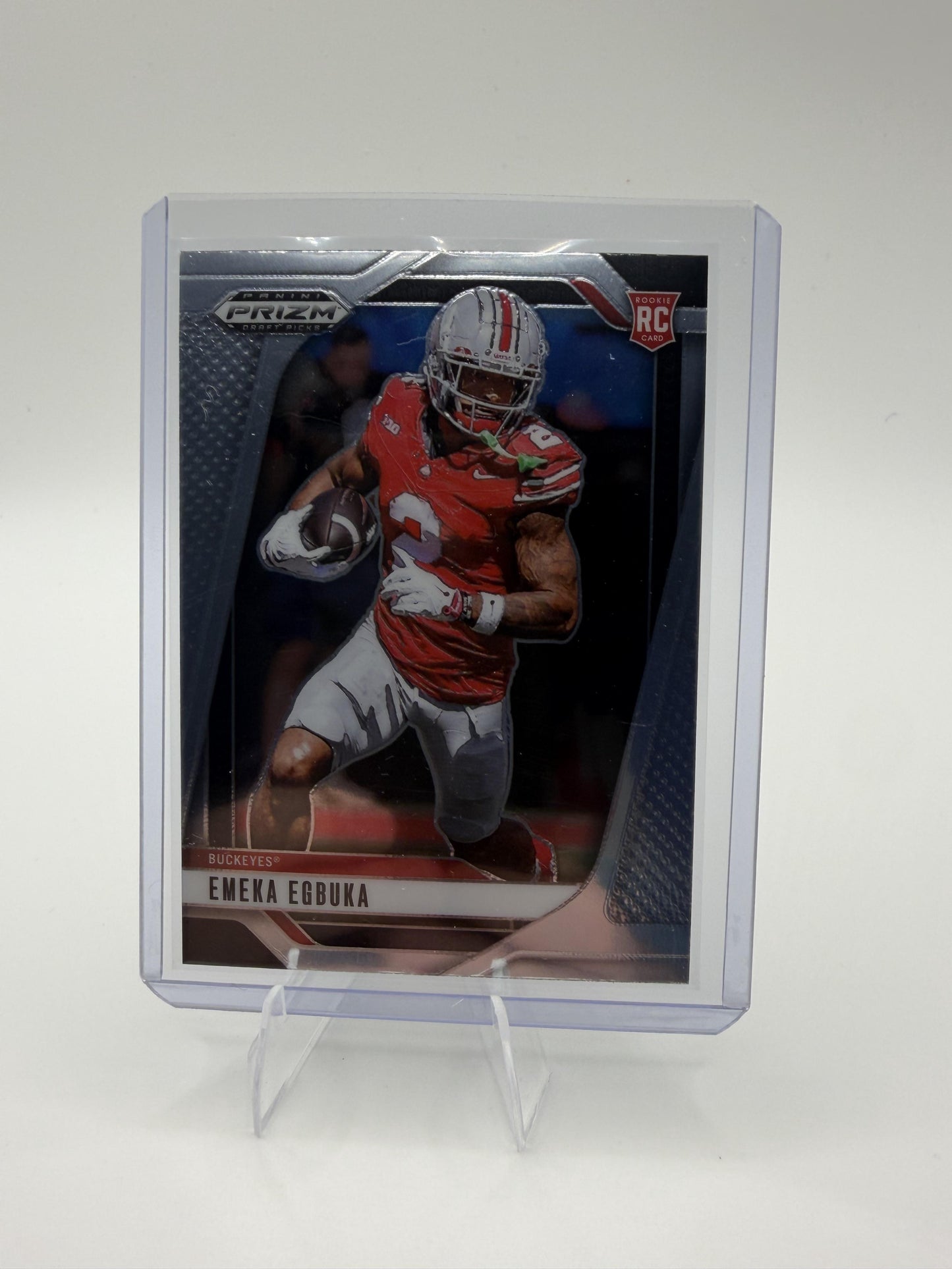 2025 Panini Prizm Draft Picks Emeka Egbuka Card Ohio State Buckeyes #85