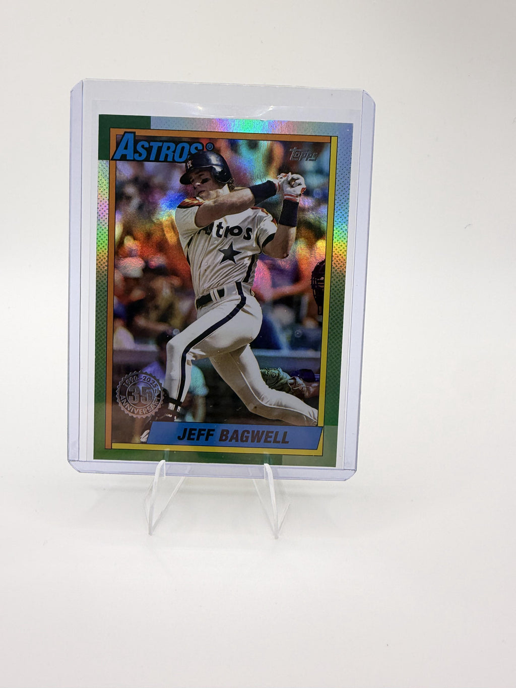 Jeff Bagwell 2025 Topps 35th Anniversary 1990  Foil Parallel Astros