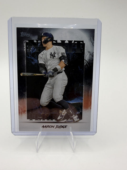 2025 Topps Update Aaron Judge Card Night Terrors New York Yankees #NT-1
