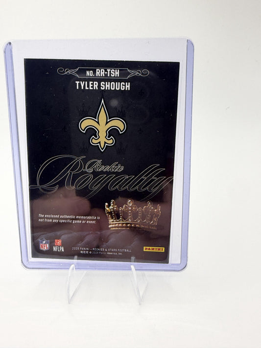2025 Panini Rookies & Stars Tyler Shough Card Rookie Royalty Saints #RR-TSH