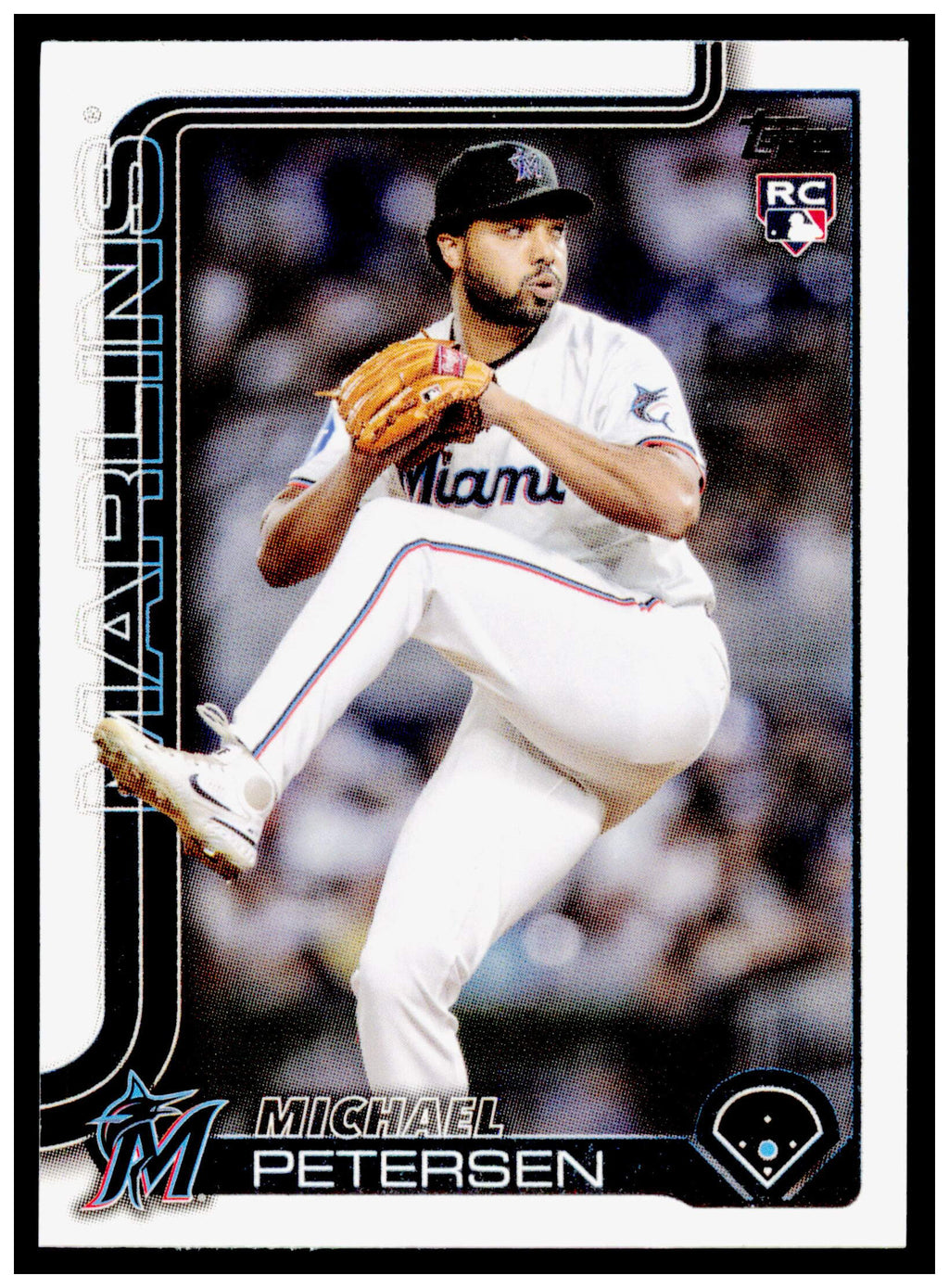 2025 Topps Update Michael Petersen Card RC Miami Marlins #US49