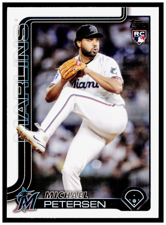 2025 Topps Update Michael Petersen Card RC Miami Marlins #US49