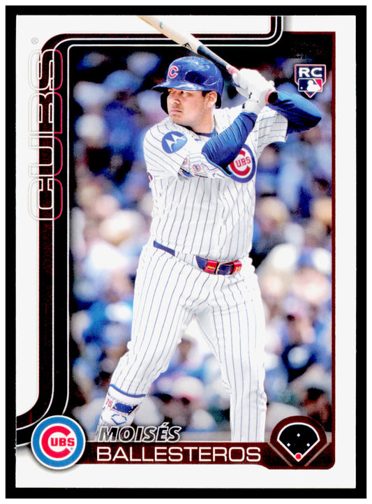 2025 Topps Update Moisés Ballesteros Card RC Chicago Cubs #US262