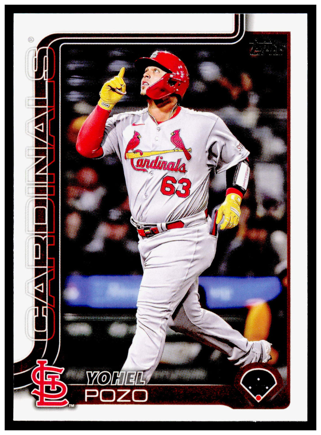 2025 Topps Update Yohel Pozo Card St. Louis Cardinals #US120