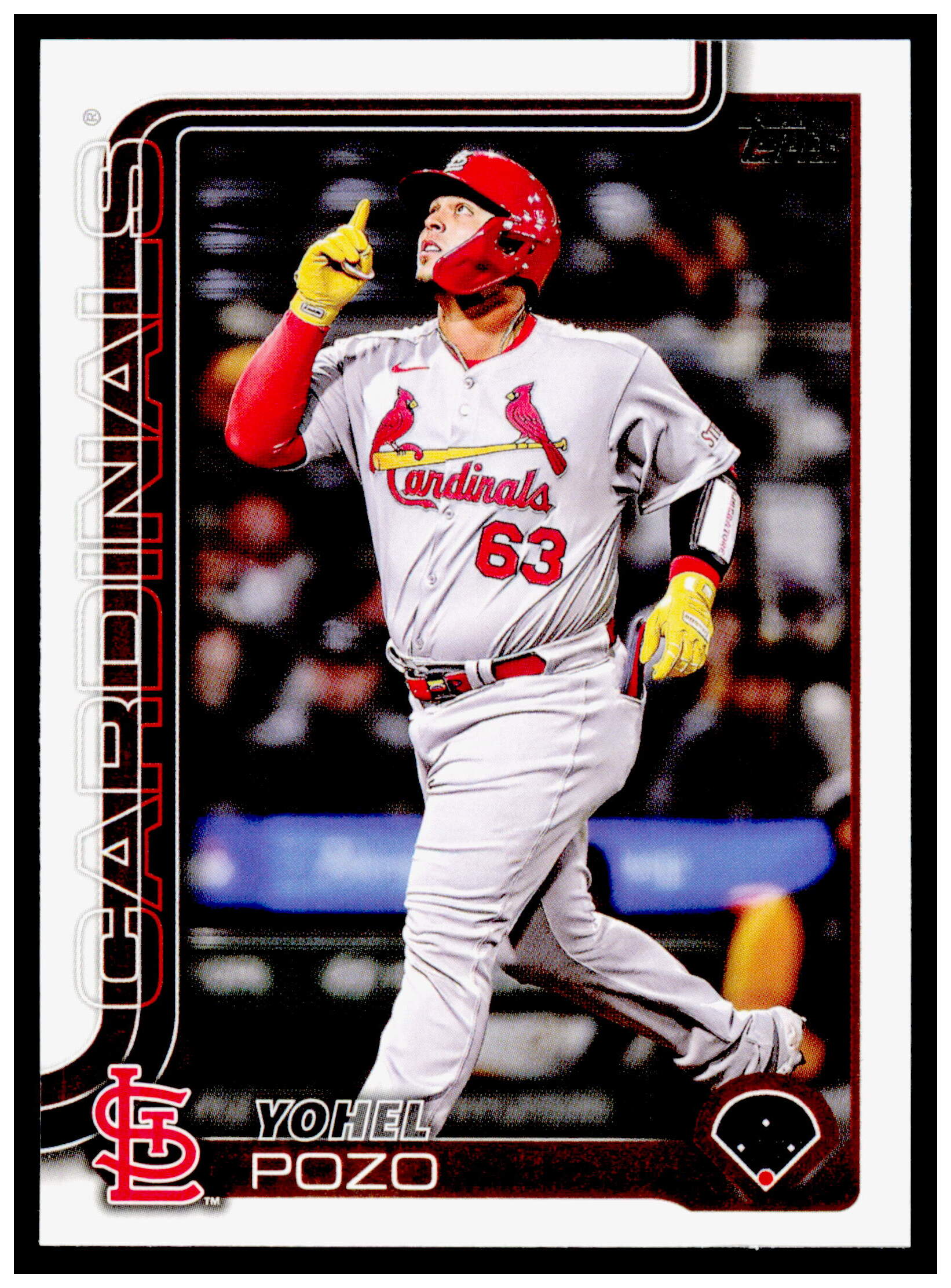 2025 Topps Update Yohel Pozo Card St. Louis Cardinals #US120