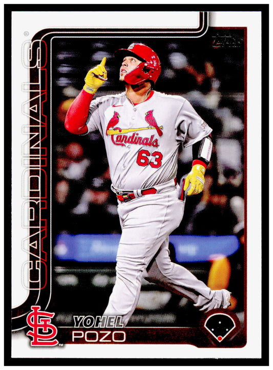 2025 Topps Update Yohel Pozo Card St. Louis Cardinals #US120