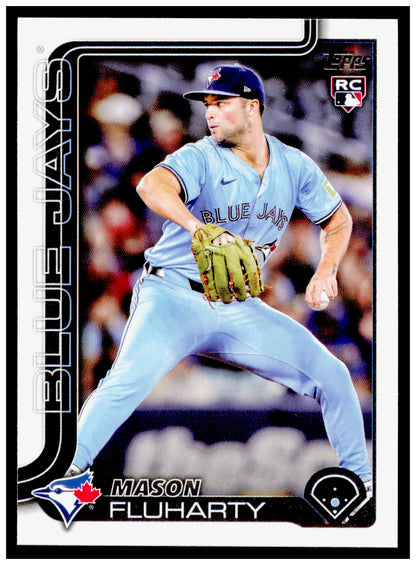 2025 Topps Update Mason Fluharty Card RC Toronto Blue Jays #US138