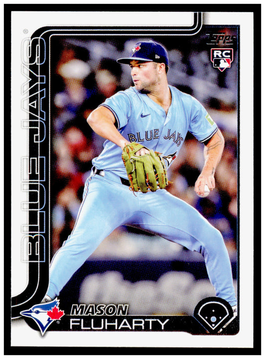 2025 Topps Update Mason Fluharty Card RC Toronto Blue Jays #US138