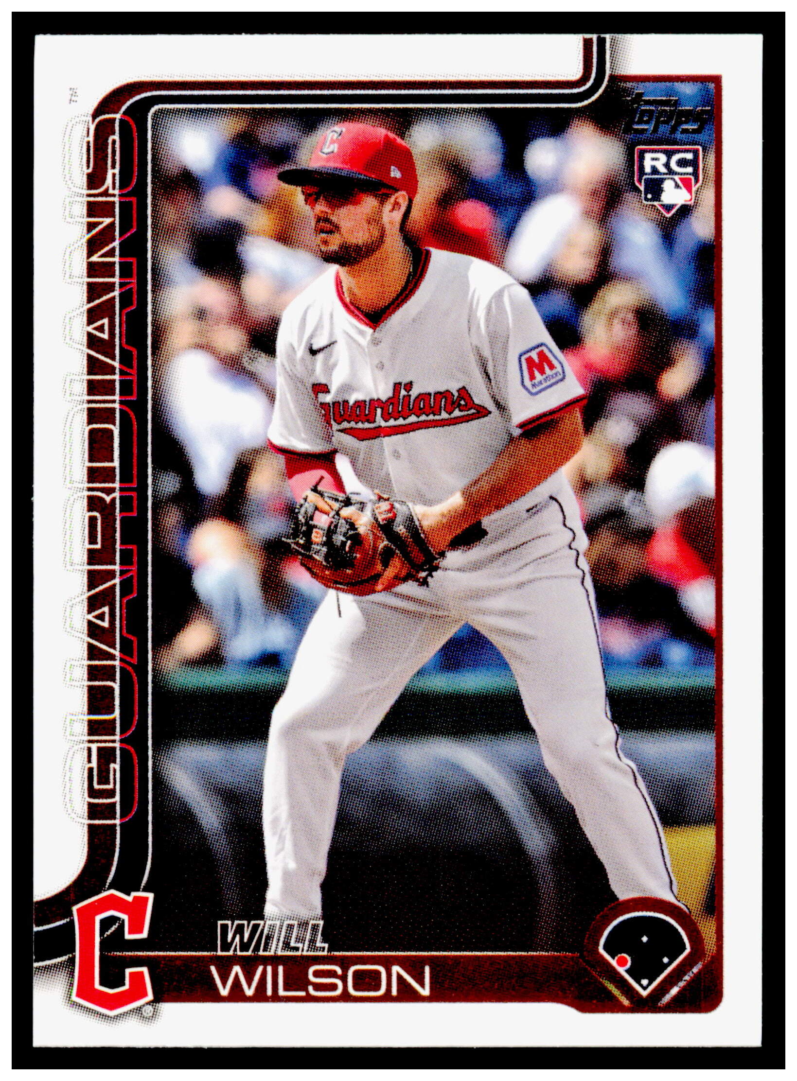 2025 Topps Update Will Wilson Card RC Cleveland Guardians #US255