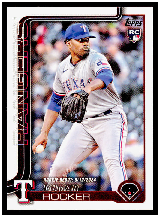 2025 Topps Update Kumar Rocker Card Texas Rangers #US264