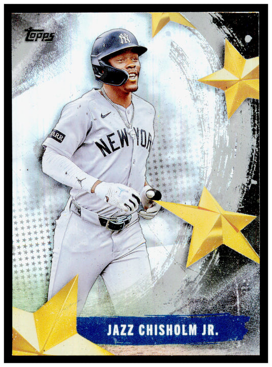 2025 Topps Update Jazz Chisholm Jr. Card Stars of MLB New York Yankees #SMLB-79