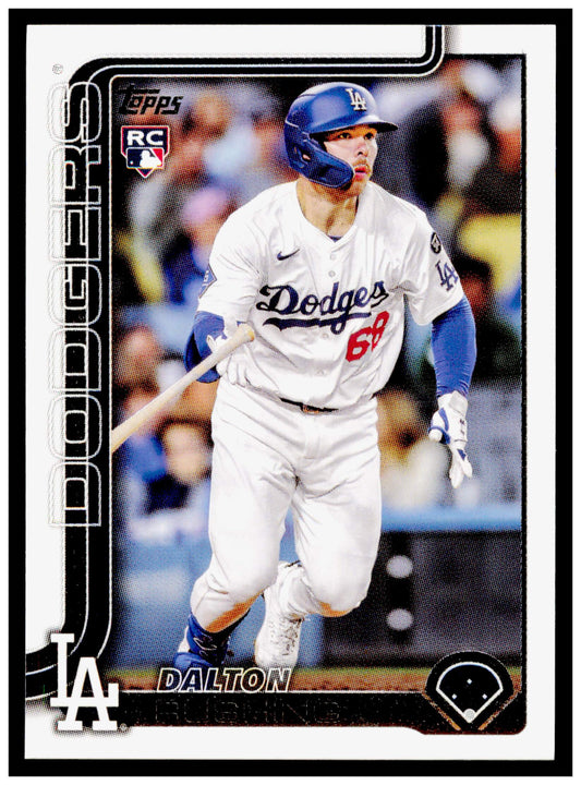 2025 Topps Update Dalton Rushing Card RC Los Angeles Dodgers #US38