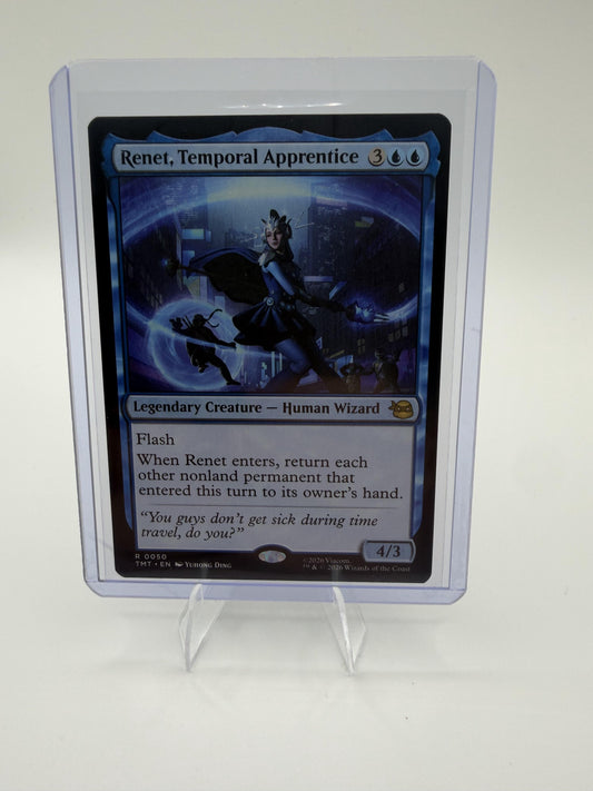 Magic MTG Renet Temporal Apprentice 0050 Teenage Mutant Ninja Turtles TMT Foil
