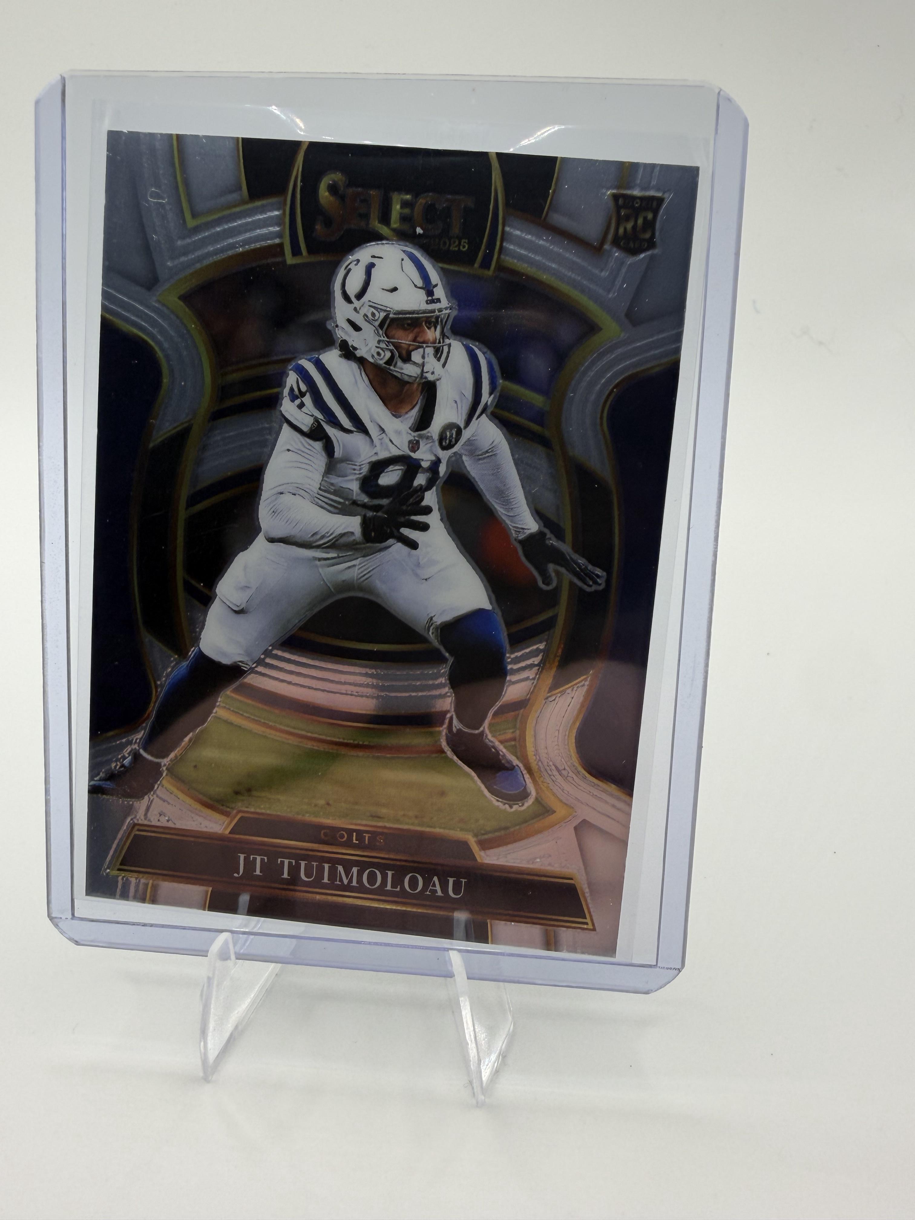 2025 Panini Select JT Tuimoloau Card RC Indianapolis Colts #31