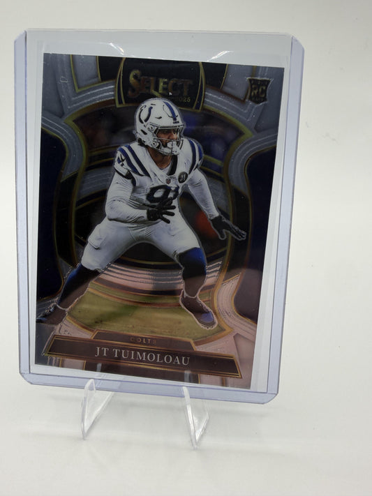 2025 Panini Select JT Tuimoloau Card RC Indianapolis Colts #31