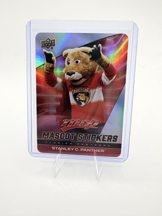 2025-26 Upper Deck MVP Stanley C. Panther Card Mascot Stickers  Panthers #MS-11