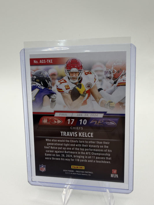 2024 Panini Prestige Travis Kelce Card Any Given Sunday Kansas City Chiefs