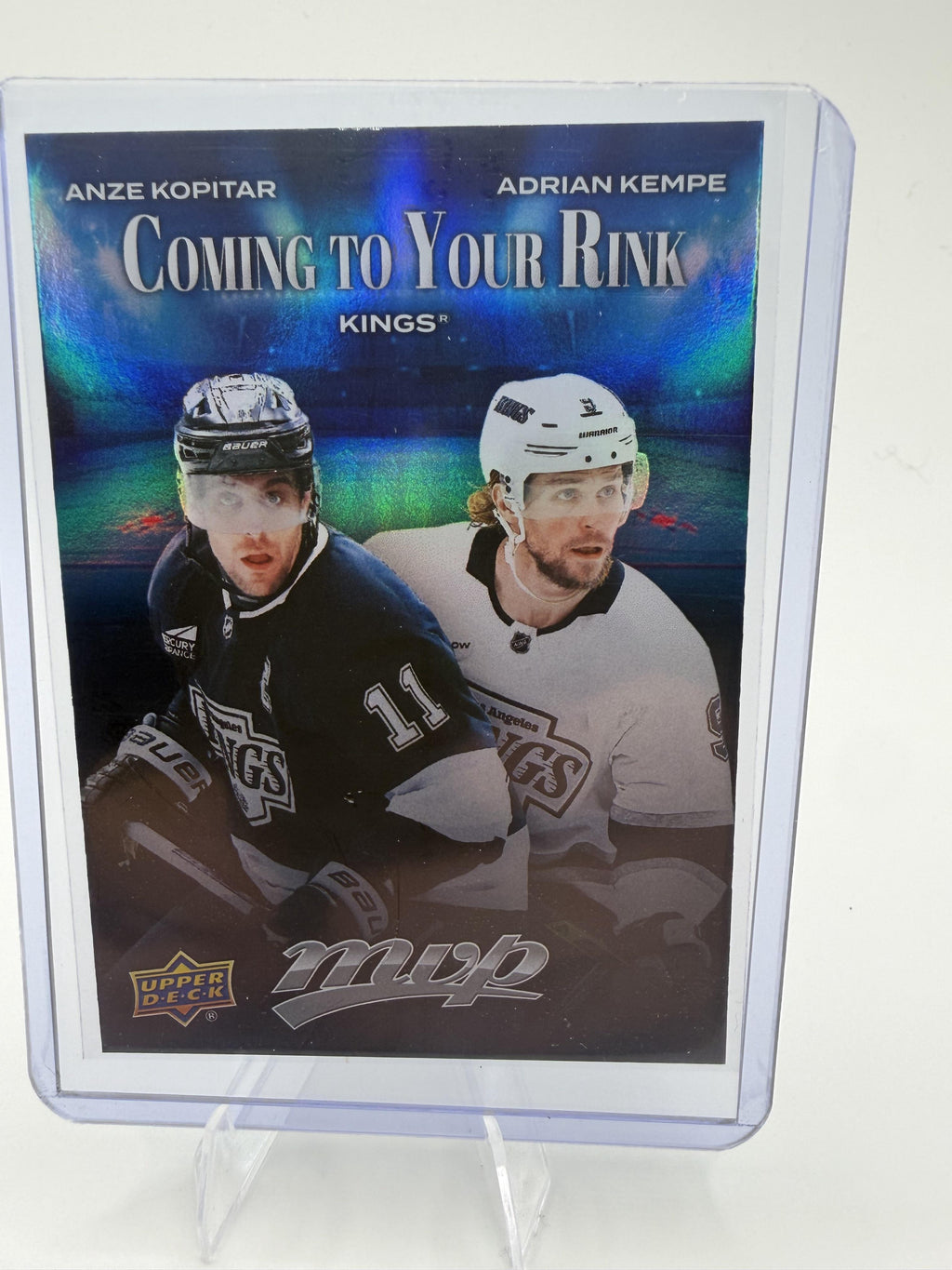 2025-26 Upper Deck MVP Kopitar & Kempe Card Coming to Your Rink