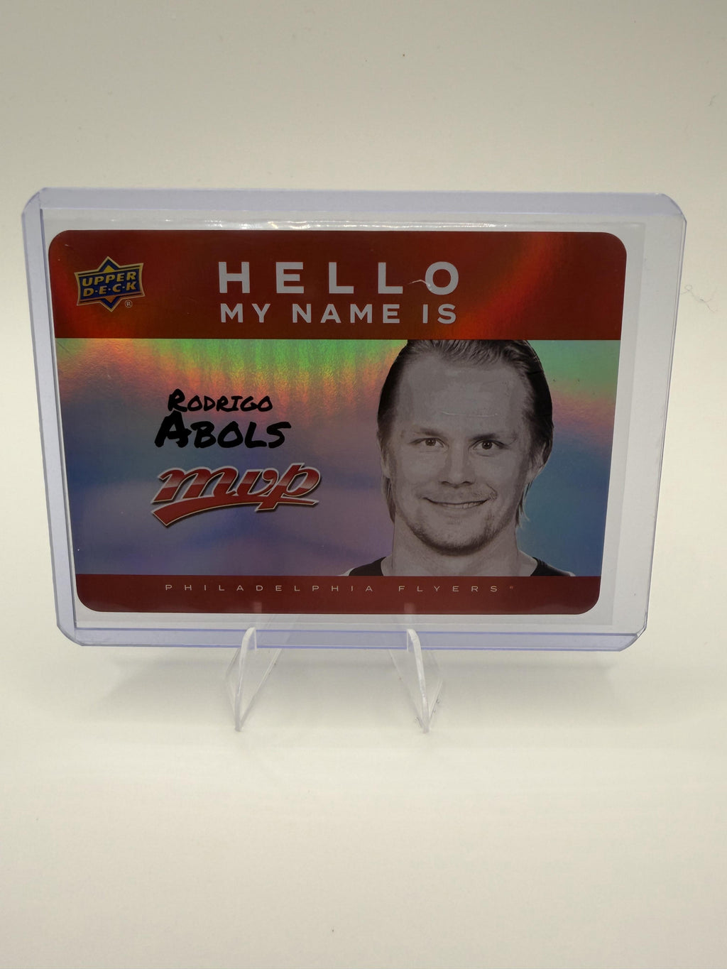 2025-26 Upper Deck MVP Rodrigo Abols Hello My Name Is Silver Script RC #HNI-10
