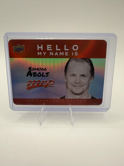 2025-26 Upper Deck MVP Rodrigo Abols Hello My Name Is Silver Script RC #HNI-10