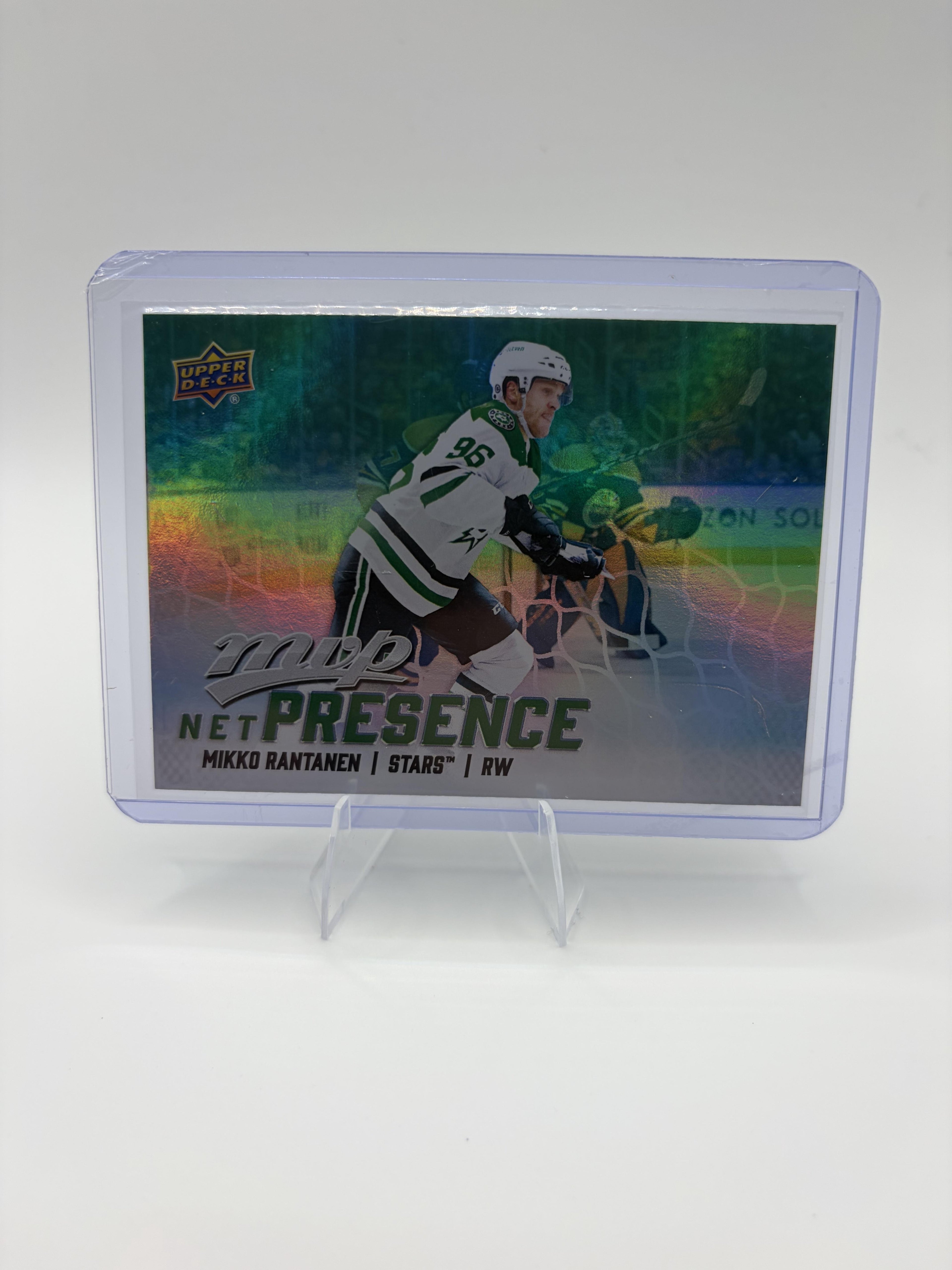 2025-26 Upper Deck MVP Mikko Rantanen Card Net Presence Dallas Stars #NP-7