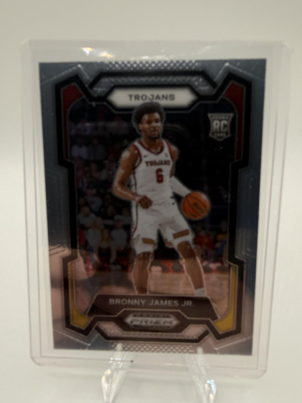 2024 Panini Prizm Draft Picks Bronny James Jr. Card USC Trojans #86