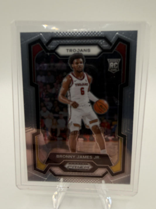 2024 Panini Prizm Draft Picks Bronny James Jr. Card USC Trojans #86