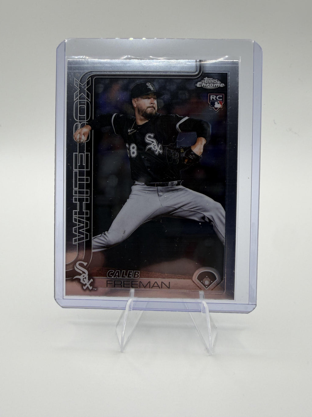 2025 Topps Chrome Update Caleb Freeman Refractor White Sox