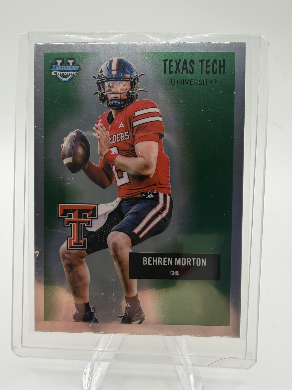 2025 Bowman Chrome University Behren Morton 1955 Bowman Insert #55AV-11