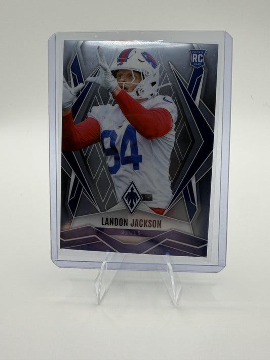 2025 Panini Phoenix Landon Jackson Card RC Buffalo Bills #210