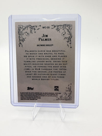 2025 Topps Allen & Ginter Jim Palmer Card Wicked Curves Baltimore Orioles #WC-21