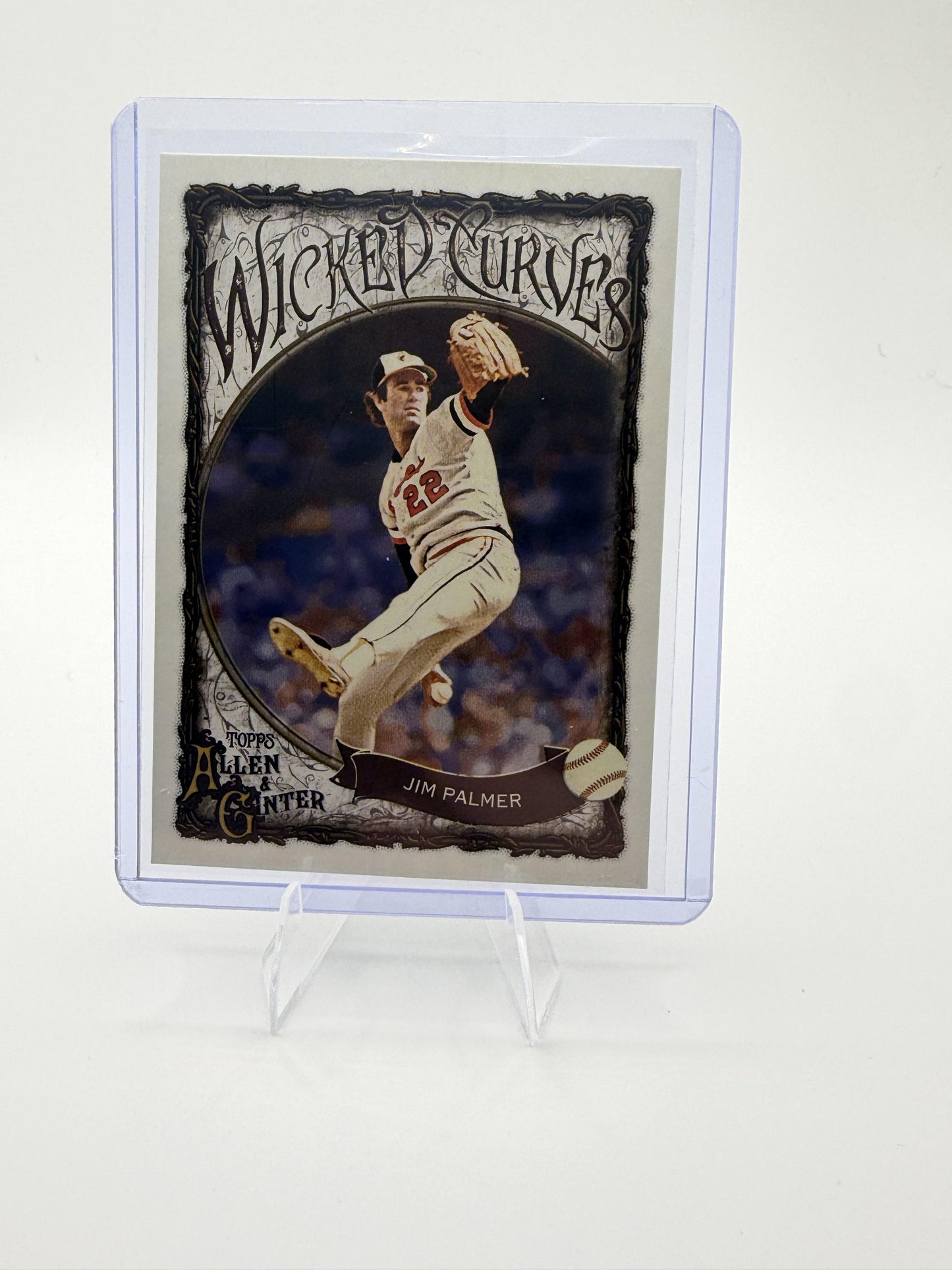 2025 Topps Allen & Ginter Jim Palmer Card Wicked Curves Baltimore Orioles #WC-21
