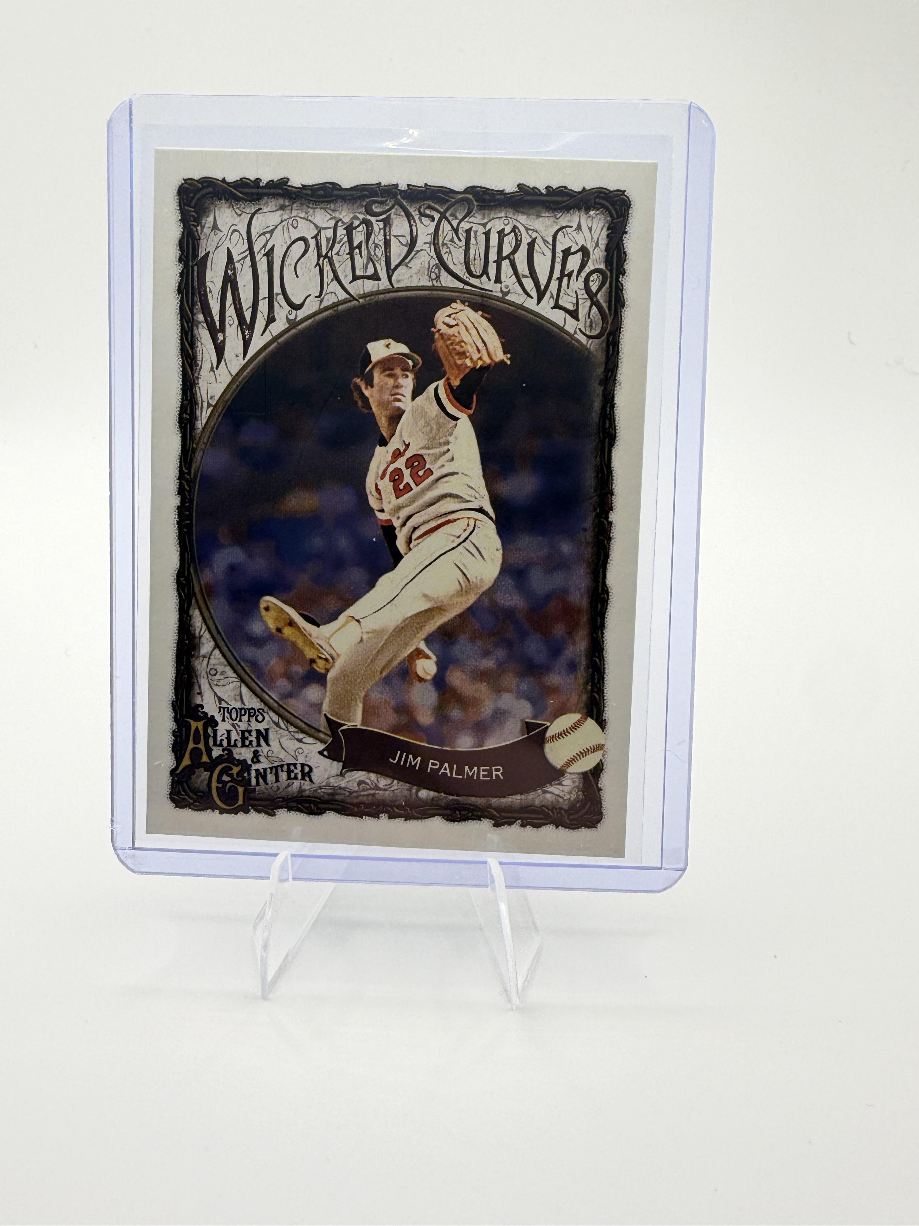 2025 Topps Allen & Ginter Jim Palmer Card Wicked Curves Baltimore Orioles #WC-21