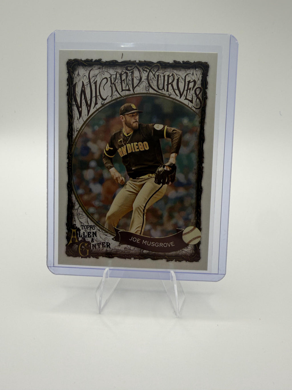 2025 Topps Allen & Ginter Joe Musgrove Card Wicked Curves San Diego Padres #WC-4