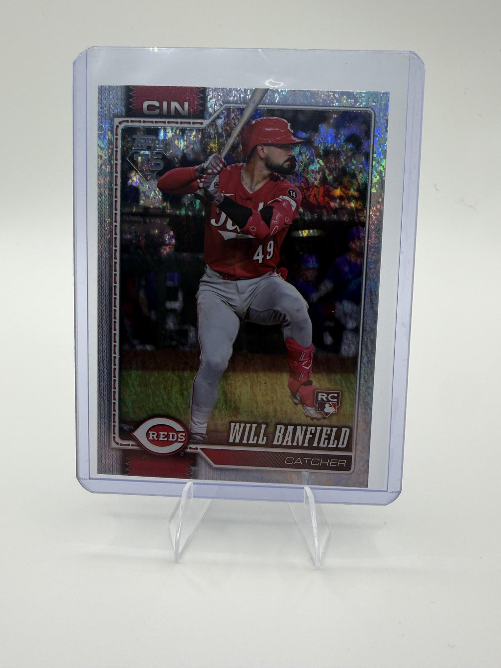 2026 Topps Will Banfield Card Sandglitter RC Cincinnati Reds #247