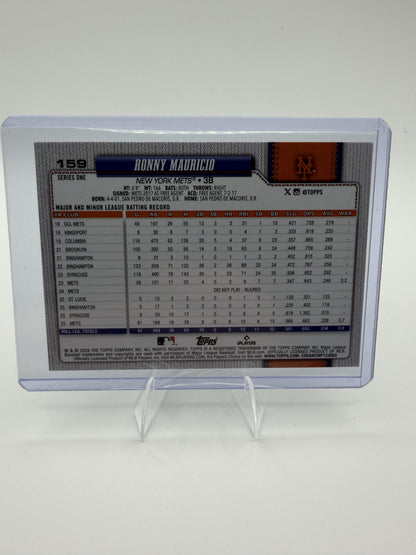 2026 Topps Ronny Mauricio #159 75th Anniversary Diamante Foil Parallel Mets