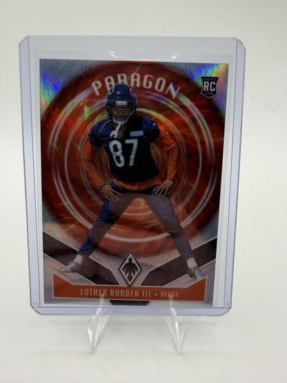 2025 Panini Phoenix Luther Burden III Card Paragon Chicago Bears #15