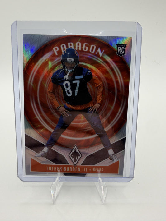2025 Panini Phoenix Luther Burden III Card Paragon Chicago Bears #15