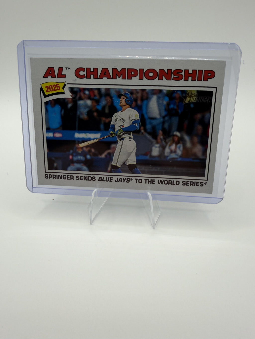 2025 Topps Heritage AL &amp; NL Championships Dodgers Yankees ALNLC, Card